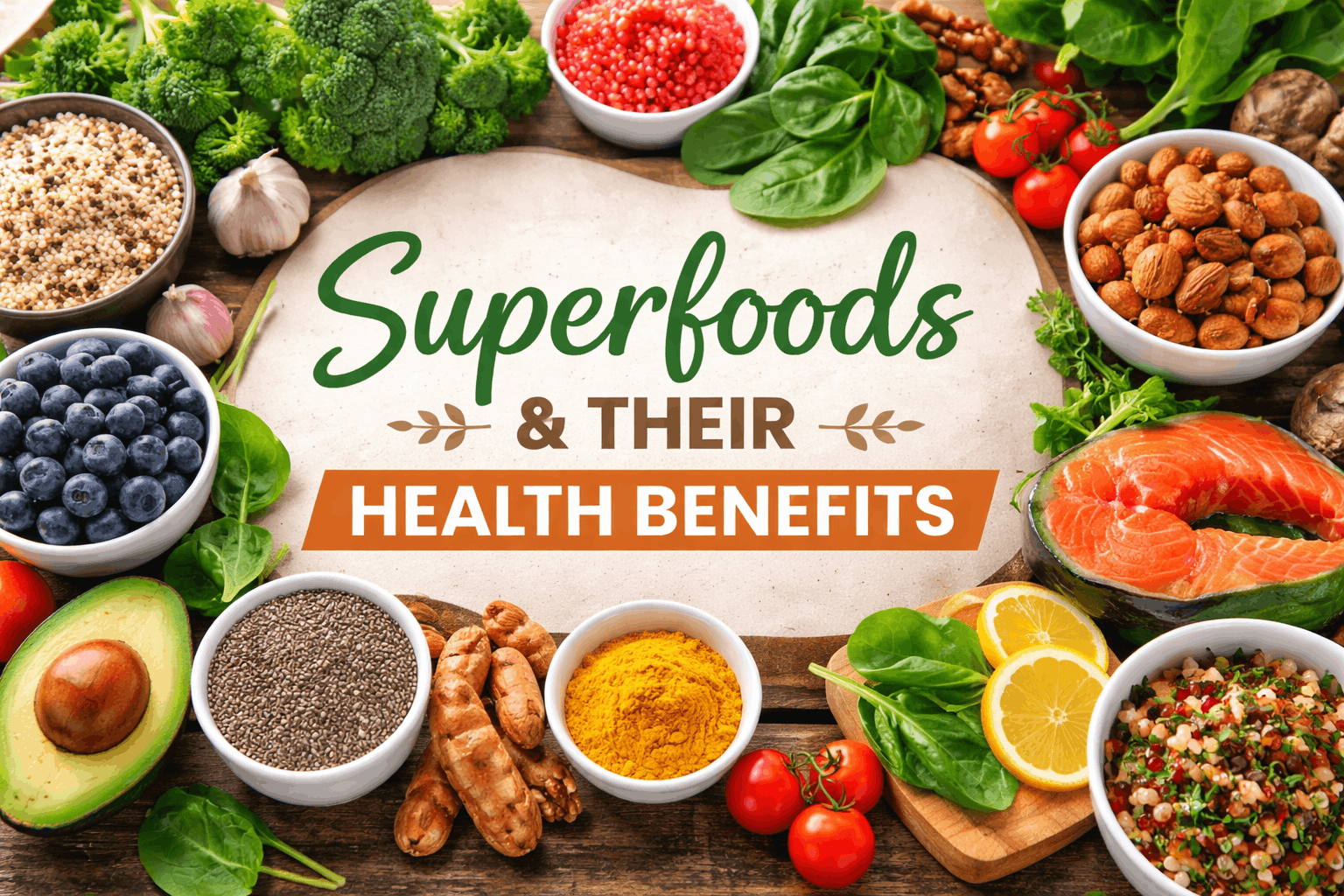 Superfoods and Their Health Benefits: A Complete Guide to Boosting Your Health Naturally