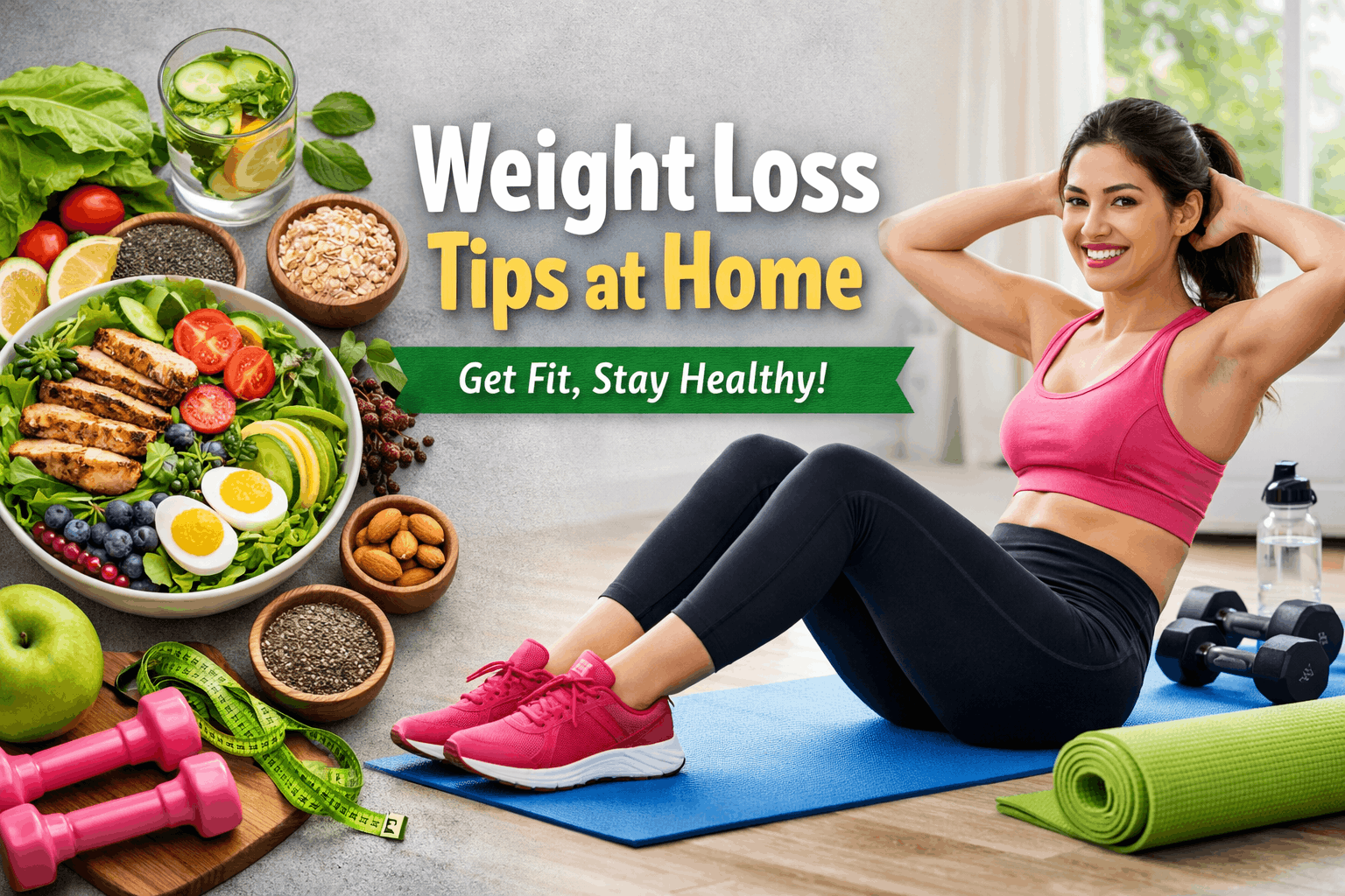 Weight Loss Tips: A Complete Guide to Losing Weight at Home Naturally