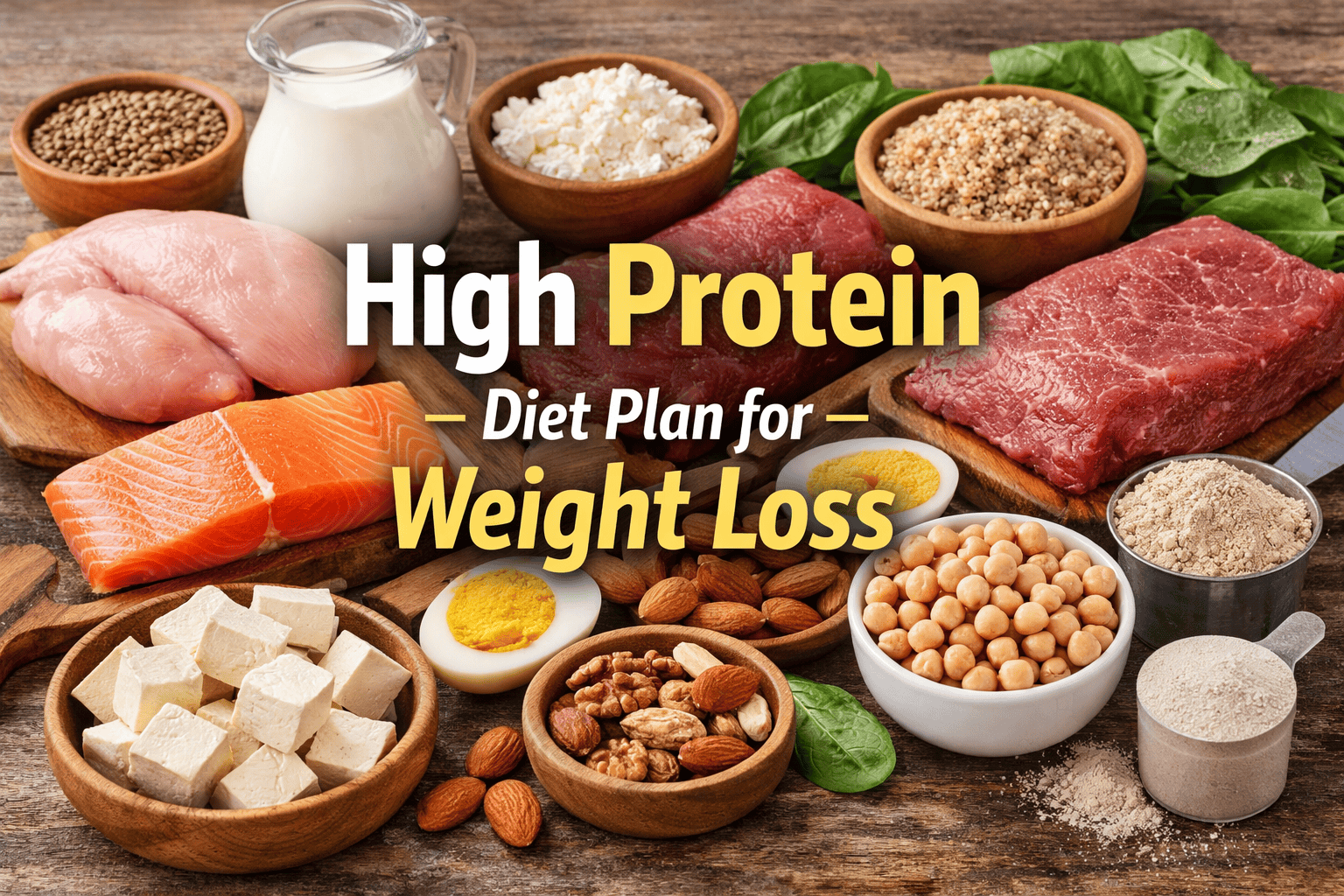 High Protein Diet Plan for Weight Loss Complete Guide Beginner-Friendly