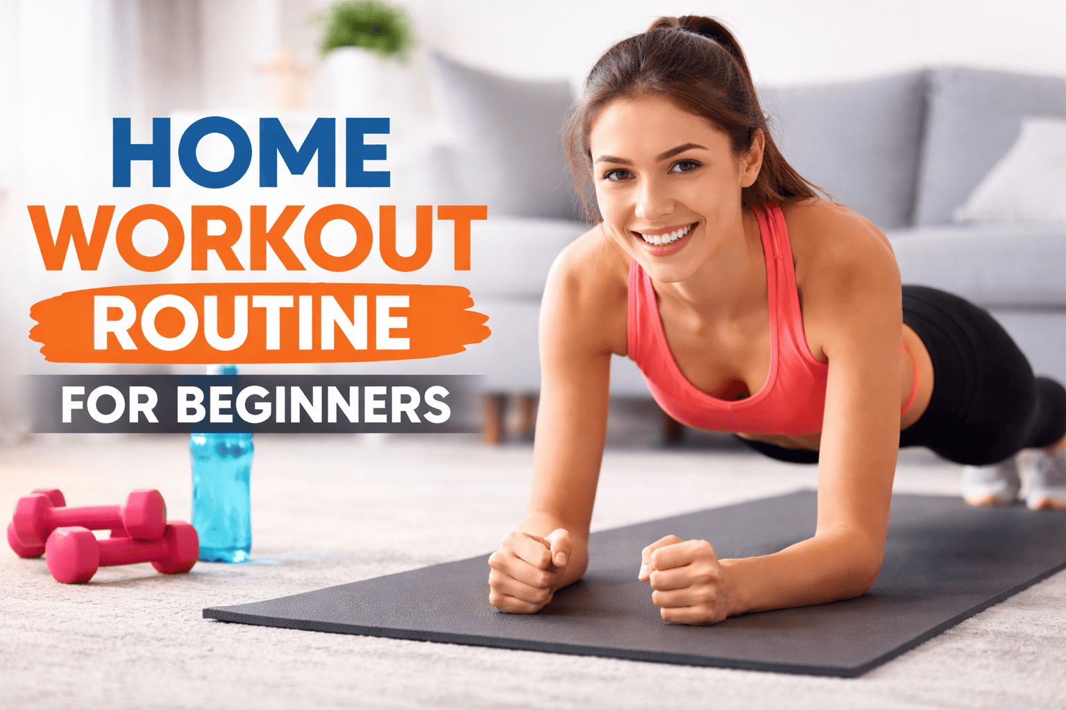 Home Workout Routine for Beginners: The Ultimate Step-by-Step Guide to Getting Fit at Home