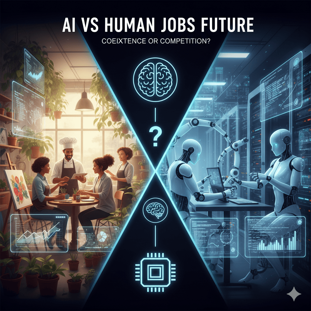 AI vs human jobs future
