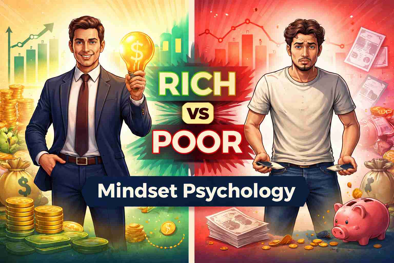 Rich vs Poor Mindset Psychology: The Real Difference That Shapes Your Financial Future