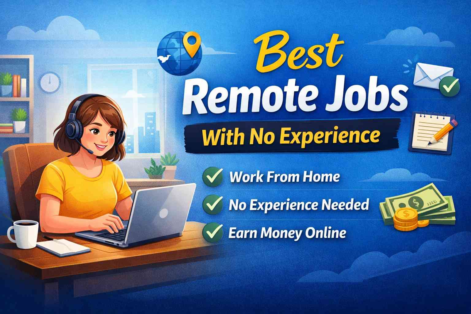 Best Remote Jobs With No Experience Complete Beginner’s Guide 2026