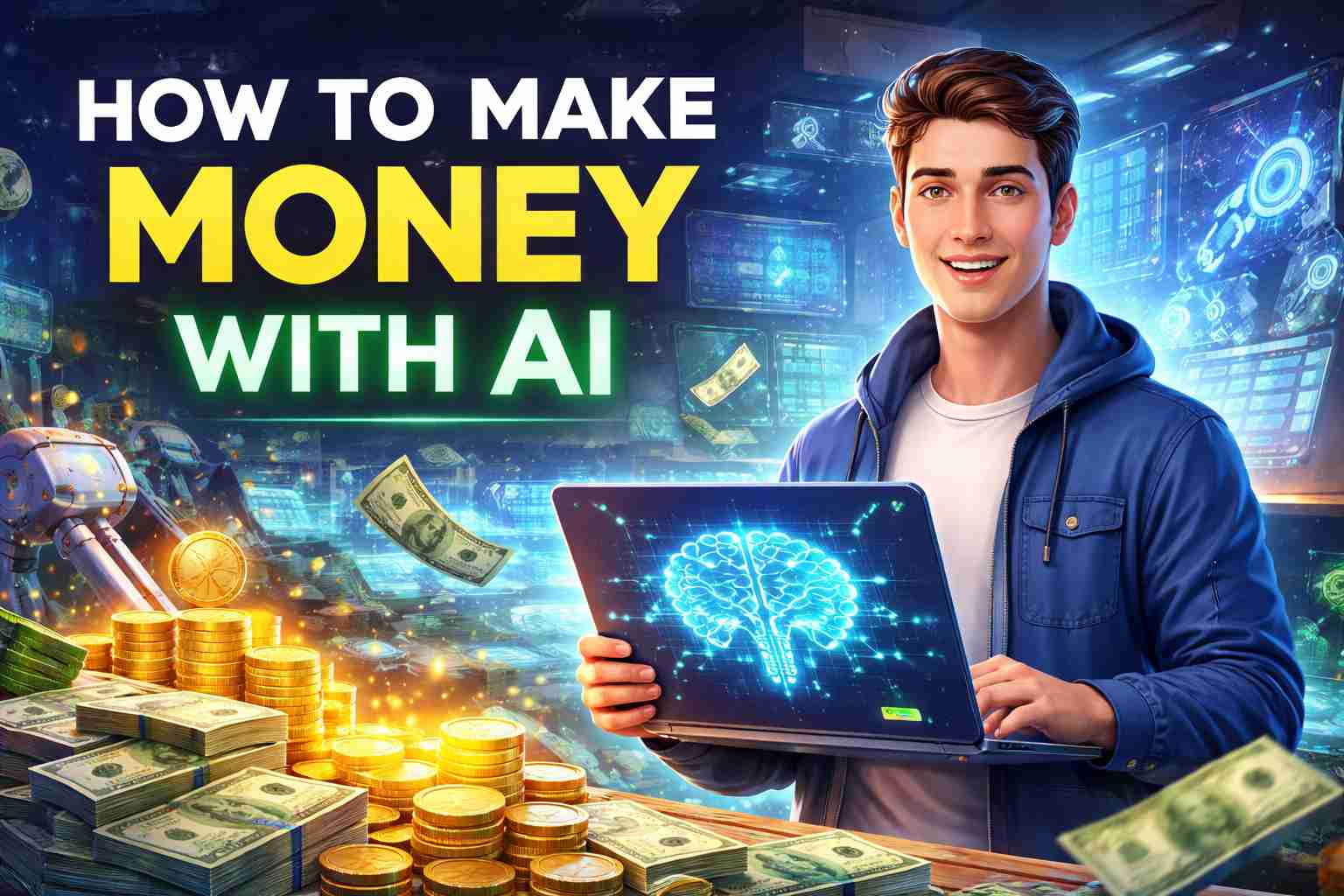 How to Make Money with AI in 2026 Complete Guide Beginner-to-Advance