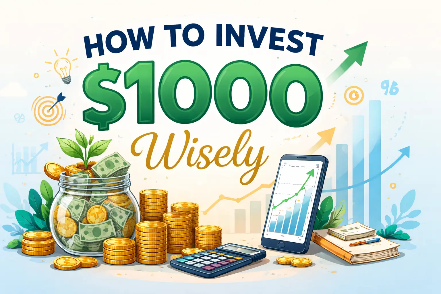 How to Invest $1000 Wisely: A Complete Guide Beginner-Friendly 2026
