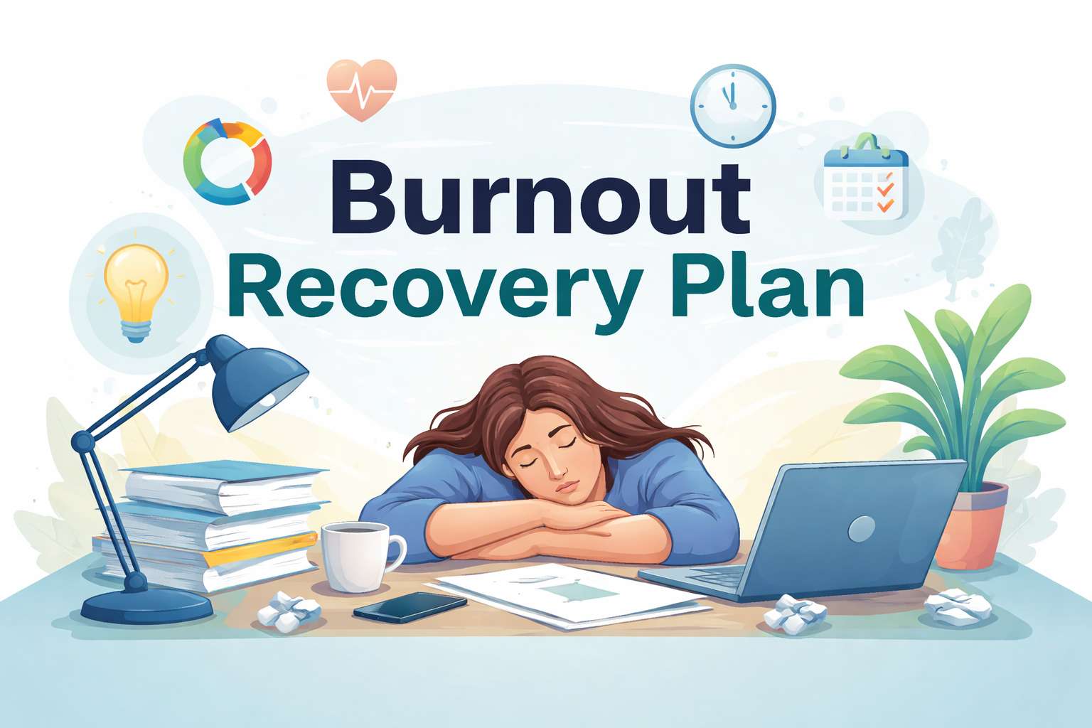 Burnout Recovery Plan: A Complete Guide to Restore Your Energy, Balance, and Motivation