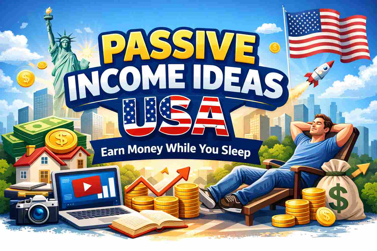 Passive Income Ideas USA: 15 Powerful Ways to Earn Money While You Sleep