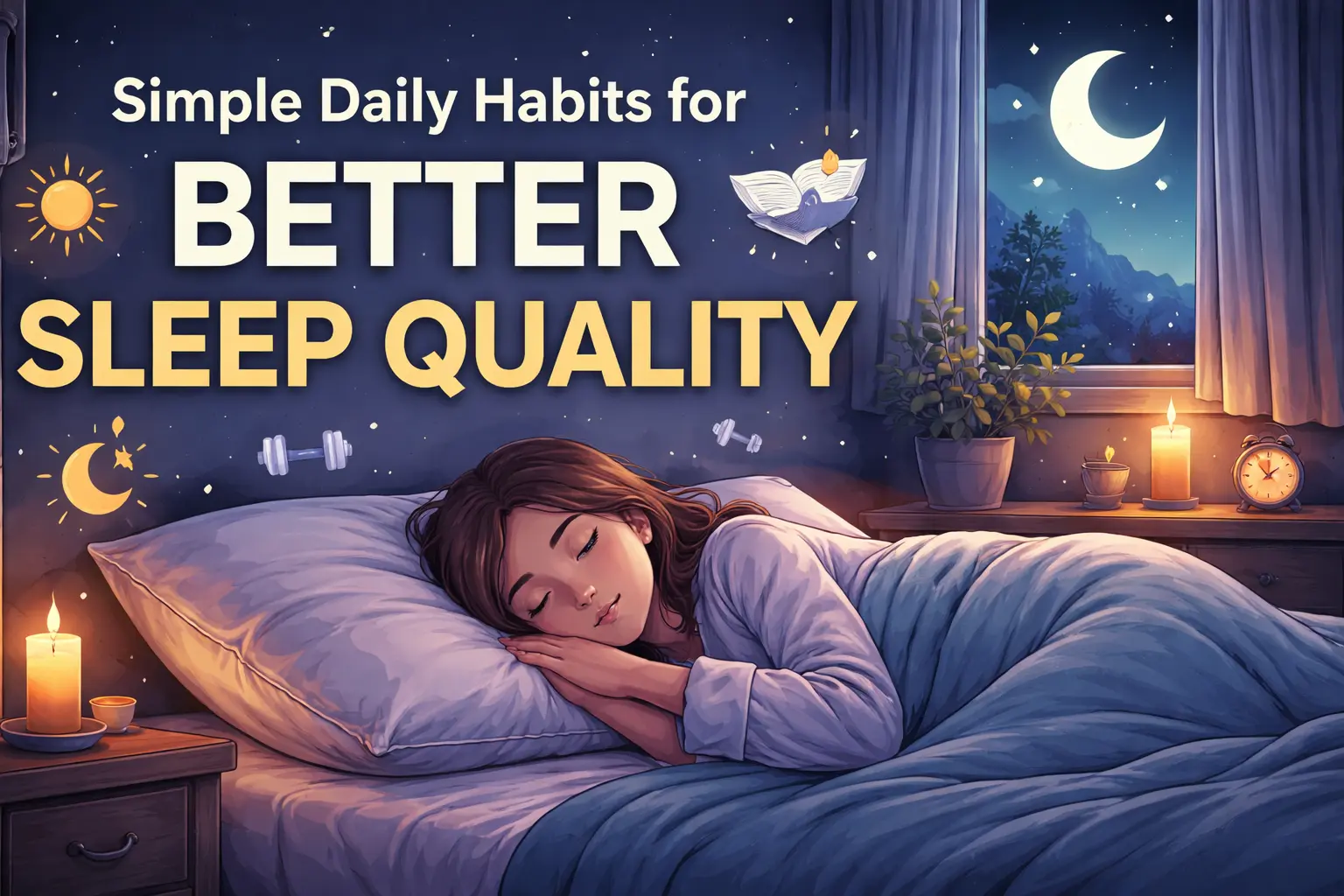 Simple Daily Habits for Better Sleep Quality Science-Based Guide Complete 2026